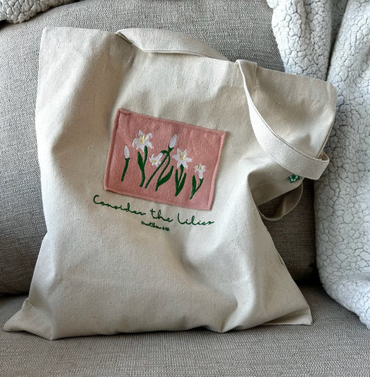 Consider the Lilies Tote Bag